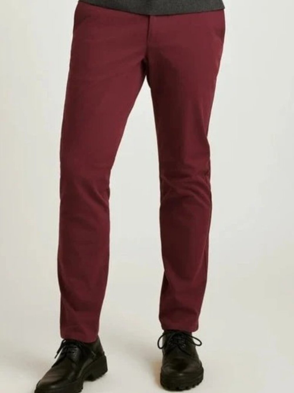 Bonobos Dark Red Slim Stretch Washed 2.0 Chino Pants/27958